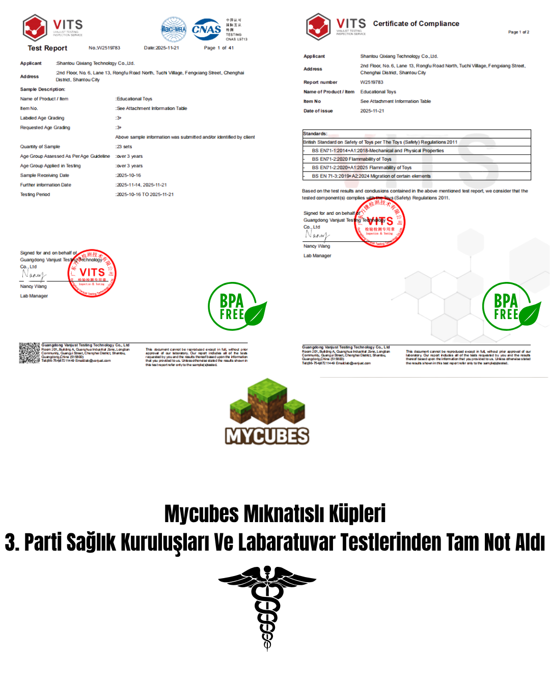 MyCubes Mıknatıslı Küpler