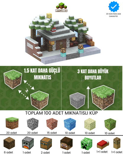 MyCubes Mıknatıslı Küpler